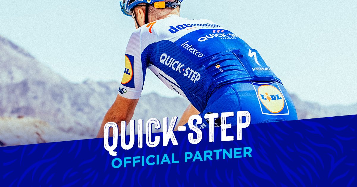 soudalquickstep's tweet photo. Riding into the weekend with @QuickStepFloor ๐
#LoveMyQuickStep https://t.co/SZQxPU728W