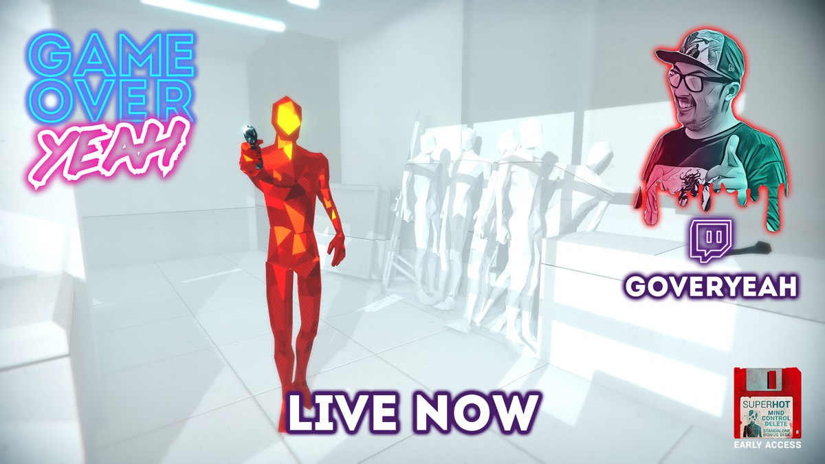 Goveryeah's tweet photo. Come and join me now as I throw stuff at red guys on Superhot Mind Control Delete
https://t.co/TY3A3Bw1jT
#Twitch
#GameOverYeah
#Superhot https://t.co/Lbbj7jPMfs