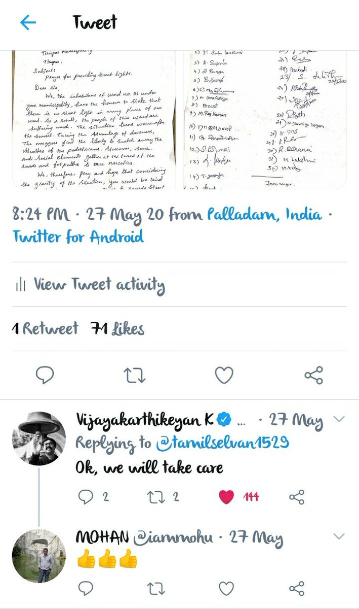 tamilselvan1529's tweet photo. Still waiting for Street Light for #JothiNager
#Weneedlight
#JothinagerShouldneedJothi
Once again Request you Sir, take some action...
@Vijaykarthikeyn
#Please https://t.co/CIuQhFxSFV