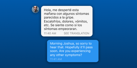 Medici_app's tweet photo. Did you know that you can translate your patient messages into over 30 languages instantly? One way Medici is helping to break down our healthcare barriers. Learn more at https://t.co/dVL8pQbmUb
#telehealth #telemedicine #telecare #medicimd #mediciapp #virtualcare #FeatureFriday https://t.co/0t4aUnADcu