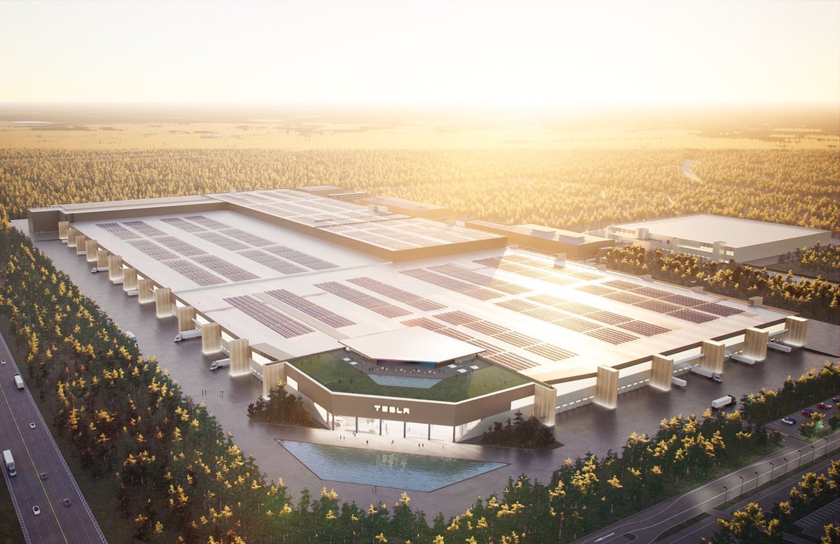 philippcaesar's tweet photo. Welcome to the future! #tesla #gigafactory https://t.co/gcNioViRQn