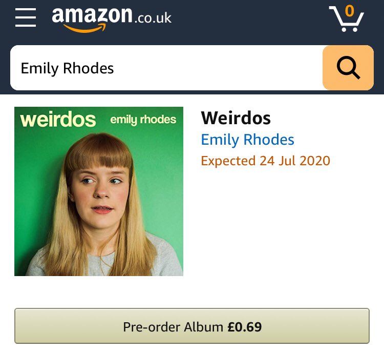 user124576890's tweet photo. WEIRDOS IS AVAILABLE TO PRE ORDER ON AMAZON MUSIC 😆😆😆😆😆 https://t.co/foE7D9w7SN