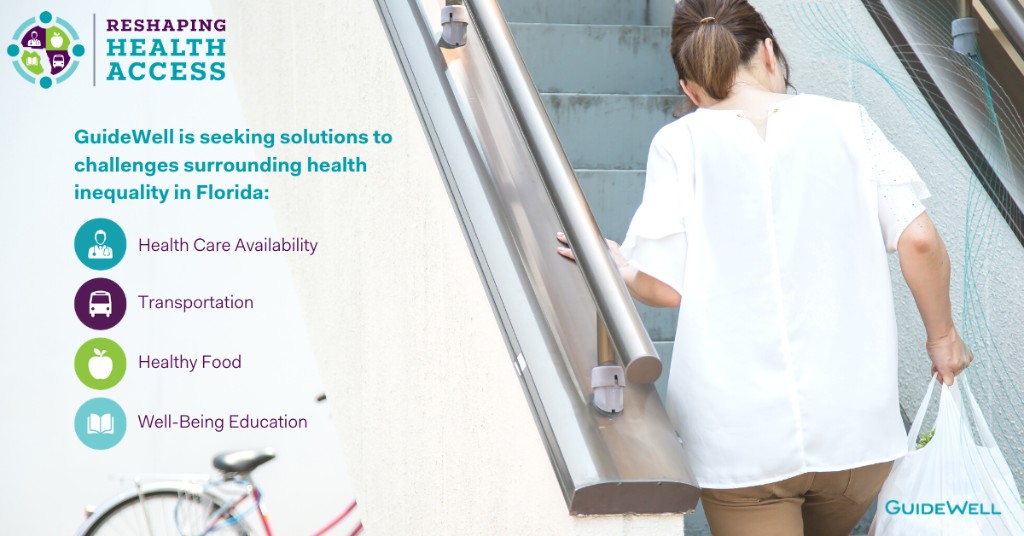 _GWInnovation's tweet photo. As part of @_GuideWell  #ReshapingHealthAccess challenge, we have identified #healthcare gaps we believe are critical barriers to #healthequity in underserved communities. 

Have a 💡 for the following? Let's improve FL #access &amp; #literacy together. https://t.co/jKOwEsFBYa https://t.co/83teC5PBqT
