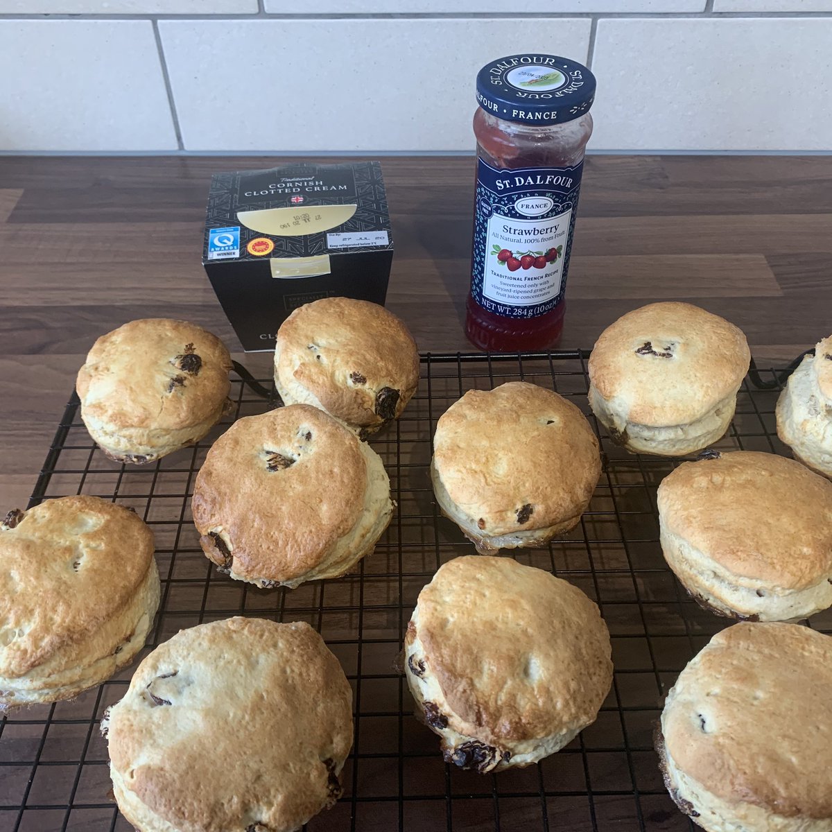 AndyEverett's tweet photo. The scones I baked last week for the #MerseysideBakeOff didn’t last long enough for a photo, so here’s this week’s batch...
#scoutingfromhome @4thHeswall #SeaScouts @MerseysideScout #proudtoscout https://t.co/kHW0KrjKDt
