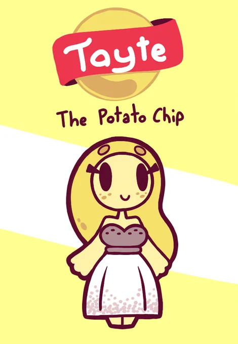 lil tato chip bab that I've had in mind for a while now
Later on imma give her some fun outfits for chip flavors :) 