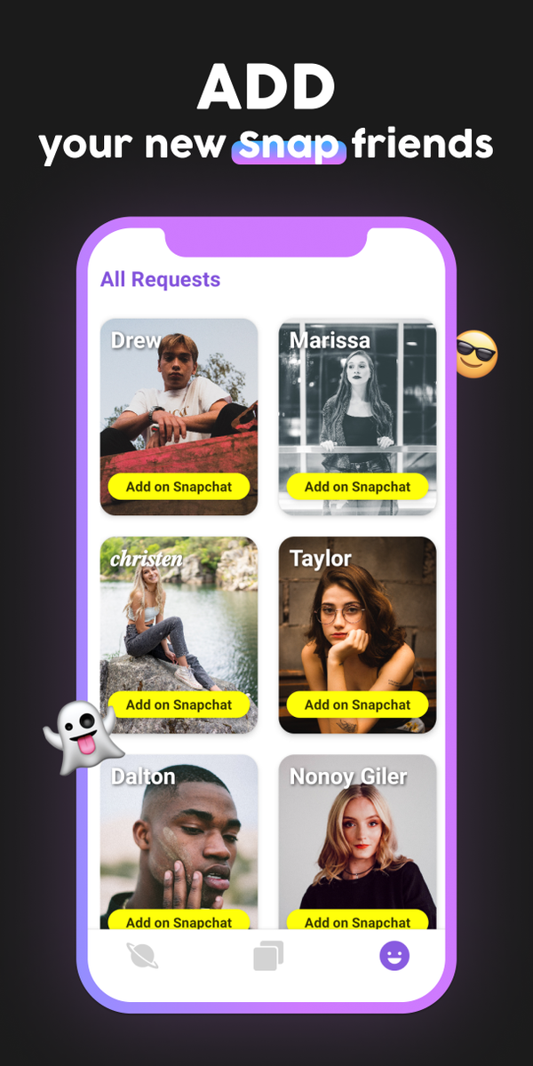 purp - Make new Snapchat friends tweet media