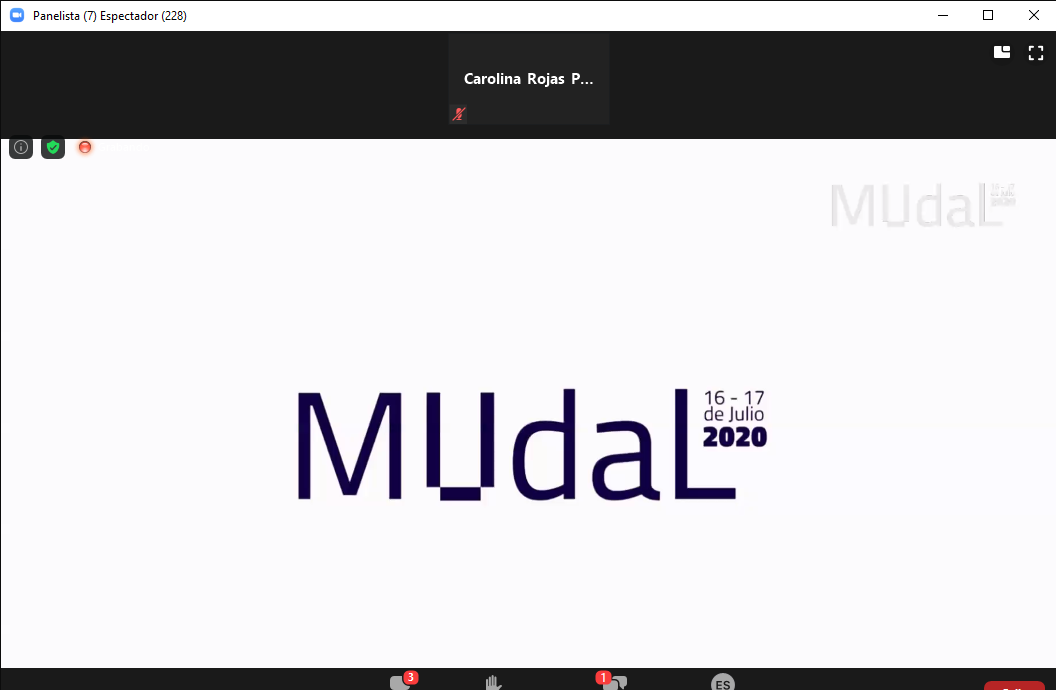 #MUDdaL | #Ahora en pleno desarrollo la última ponencia del escenario 1 en #Mudal2020 hablando de los retos y direccionalidad de la Industria de la Música en estos tiempos y con el desafío del desarrollo tecnológico transformando constantemente el panorama de producción musical