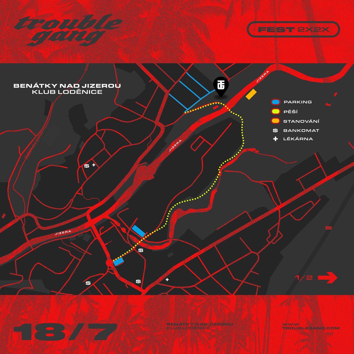 troublegng's tweet photo. Základní info na zítra! Další otázky do komentů #tgfest #troublegang #tgfest2x2x https://t.co/Ziudz8Bstu