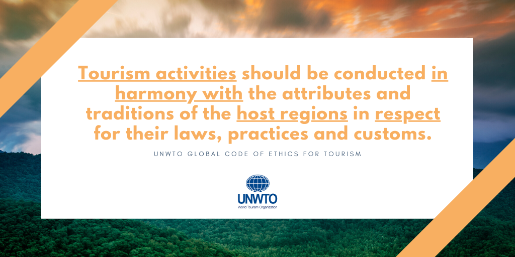UNWTO's tweet photo. Tourism is a genuine driver of growth. That's why, as we #RestartTourism we must guarantee to grow better:

✔️Respecting different cultures
✔️Embracing their traditions
✔️Bridging understanding

🔗https://t.co/kLH38qIBQX https://t.co/f7WBF8tczJ