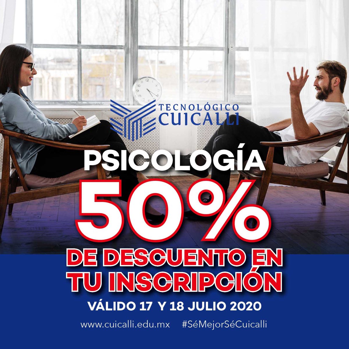 ¡Aprovecha nuestra promoción! Sólo aplica el 17 y 18 de Julio 2020.
🌐cuicalli.edu.mx
📱Whatsapp: 55-6814-4543
☎️Tel: 7090-7005 / 7090-9272
#SéMejorSéCuicalli <a href="/CdSatelite/">Ciudad Satélite</a>