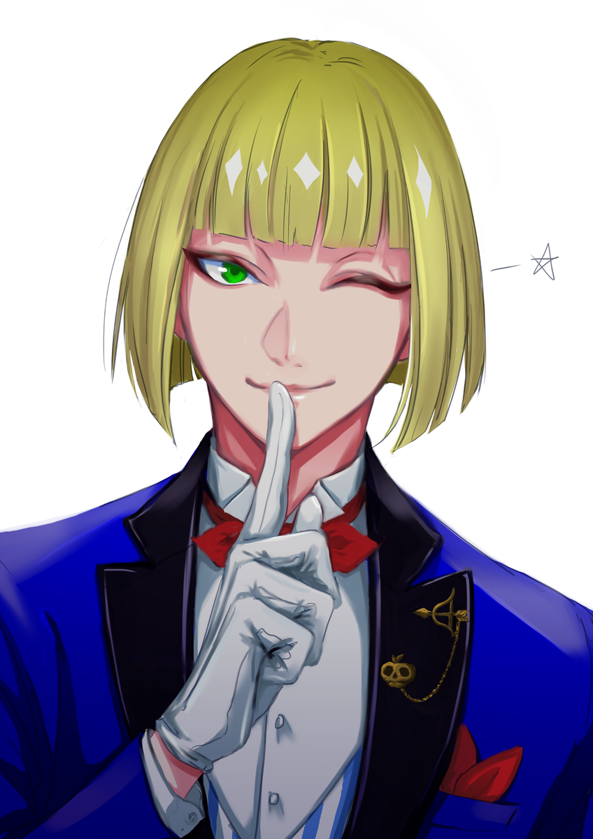 ツイステ 花婿ルーク ルークくんの不意打ちのウィンクにハートを射抜かれた ツイステ ねるこのイラスト