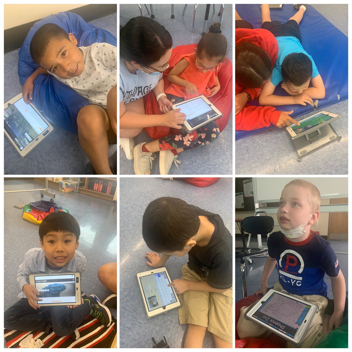 MrsMevoBethpage's tweet photo. Today would’ve been our first field trip to the Queens Zoo, but since we couldn’t go to the zoo, we visited one virtually! Using @nearpod, we visited the Phoenix Zoo and “took a tour” with Blippi! 🐵🐻🐨 #ESY2020 #WeAreBethpage https://t.co/FxpppAbdxf