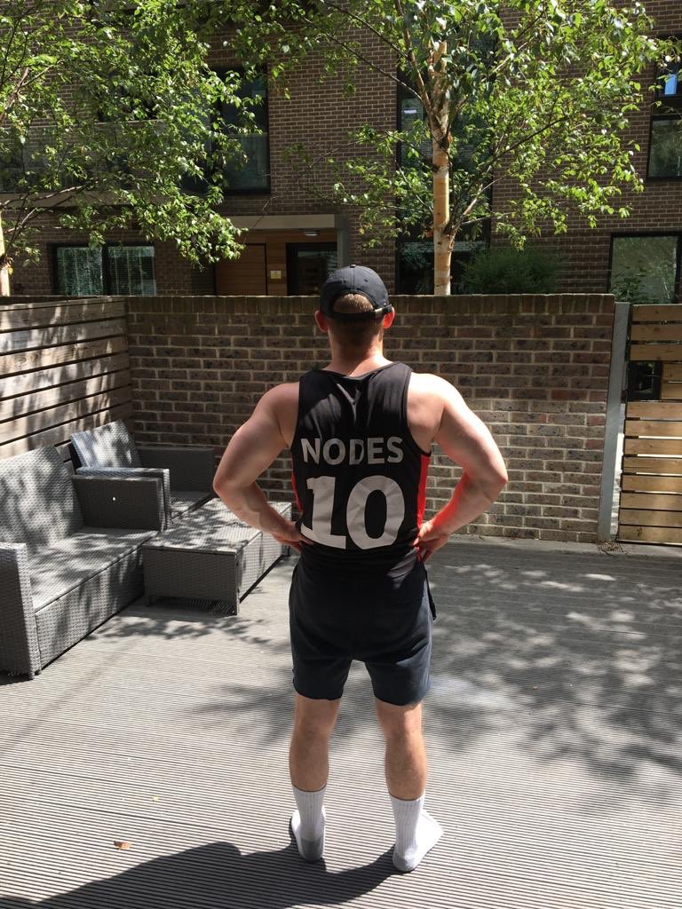 jkroper's tweet photo. Wilf has no social channels 😏 but has completed #vizeumsportsday for @wwf_uk and kindly provided this image of his triceps as proof @vizeumUK https://t.co/QUwH3zrxO1