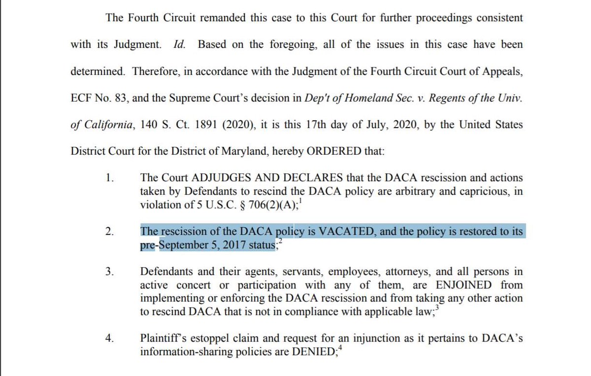 __elsy's tweet photo. USCIS has been ordered to accept new DACA applications and advance parole!!! 

#DACASTRONG !!! https://t.co/h5n55j0APk