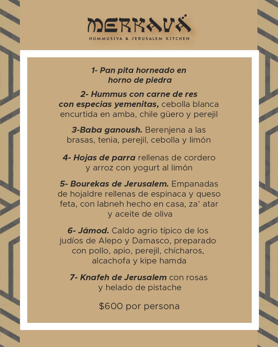 🇮🇱Jámod, caldo agrio típico de los judíos de Alepo y Damasco, preparado con pollo, apio, perejil, chícharos, alcachofa y kipe hamda.⁣
⁣
Un platillo incluido en nuestro menú especial para este fin de semana.⁣
⁣
📲Pedidos abiertos vía WhatsApp al 55-5473-0451 ⁣