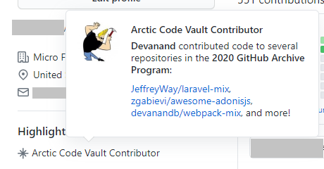 Awesomified's tweet photo. Not sure if I should be proud that some code I wrote is going to be saved for 1000 years! :P https://t.co/pI23f8bbzT https://t.co/y3VP5ScFvV