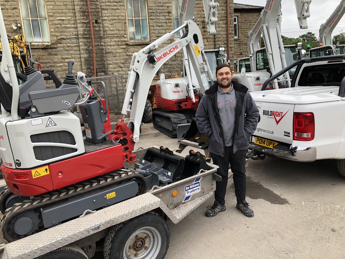 DJMachinery1's tweet photo. Great end to another busy week. James from J. Dickinsons and Sons in Horwich picking up his Takeuchi TB 230 and Matt from Buildright in Southport with his Takeuchi TB 210R micro, Many Thanks Guys really appreciate the business ! Weekend 🤓🍺 https://t.co/m2UCkVsIBa