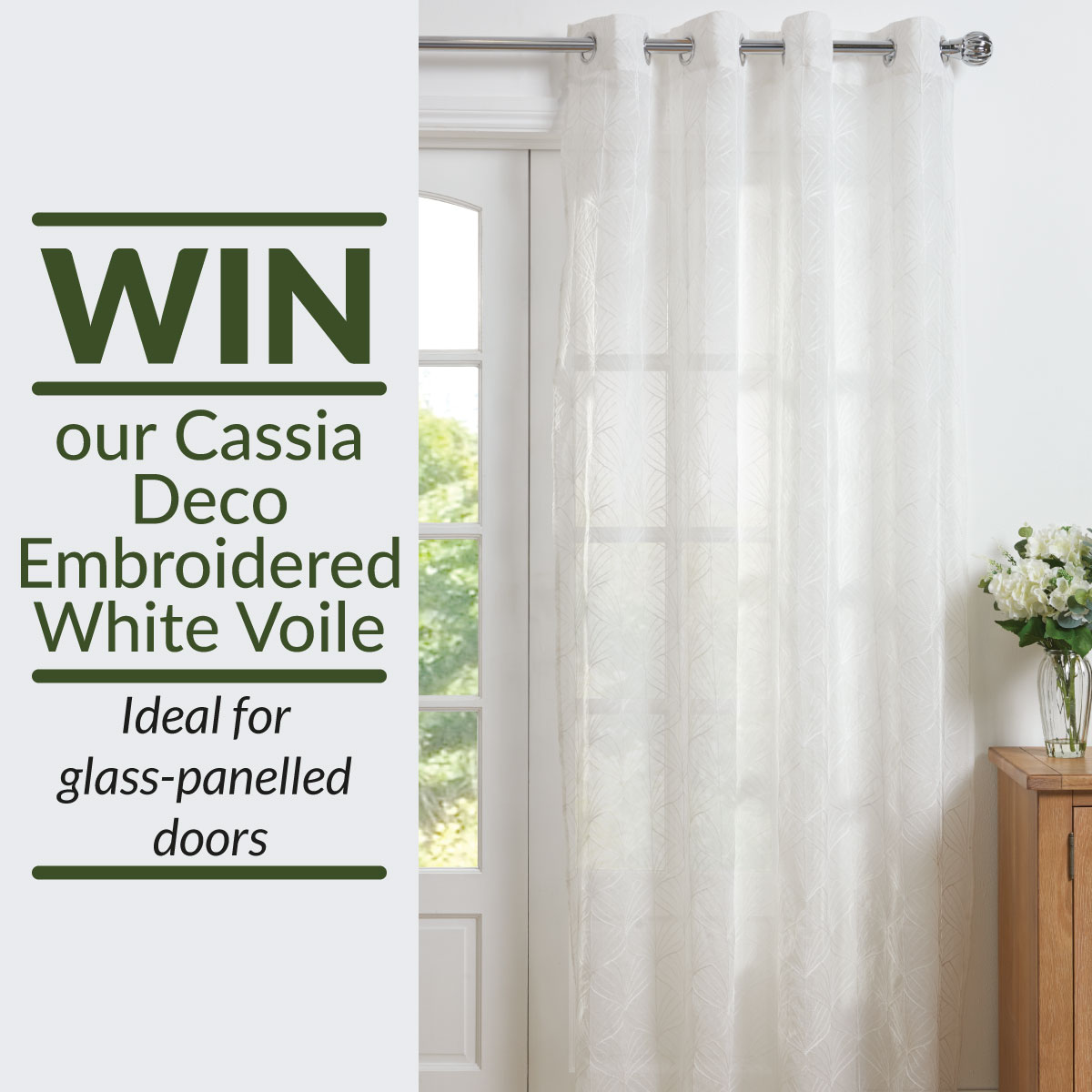 TheRangeUK's tweet photo. 😍 WIN WIN WIN 😍

This Cassia Deco Embroidered White Voile:

1. Like this 
2. Retweet 
3. Follow us

Available to purchase: https://t.co/tHt9xJg6nM

Competition ends 20/07/2020. Competition open to UK and ROI residents only. https://t.co/3Y2ipsNwCn