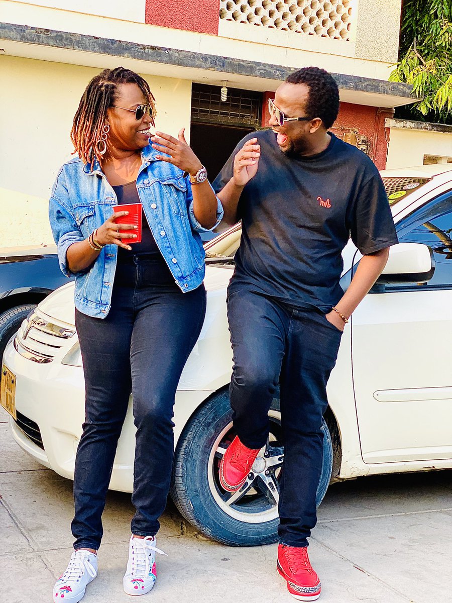 NyamaChomaFest's tweet photo. Our C.E.O @CarolNdosi with #NyamaChomaFestival Officical Dj @DJK319 

Countdown to 31st July and 1st August 2020 https://t.co/N4sGVqOdDj