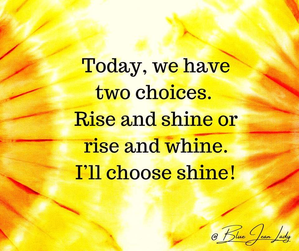 CoversJen's tweet photo. Choose to rise &amp; shine! 💯👊💛✨⛅ #riseandshine #FridayMotivation #Shine https://t.co/PqbS7NZBeX
