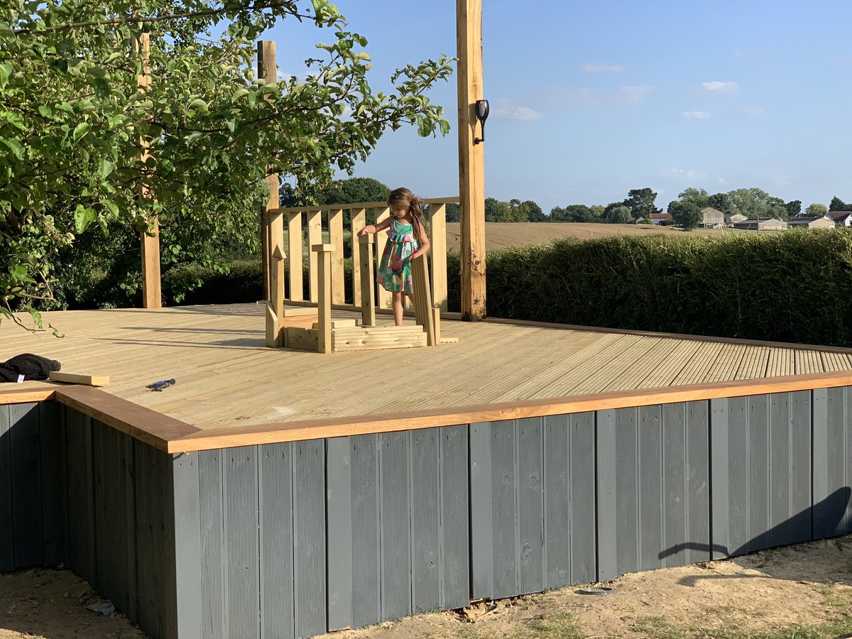 sev_fitz's tweet photo. @elmhall_prim Ms Mobbs, one thing to know about Charlotte is she loves to build. So whilst Daddy builds us a new terrace in the garden she also likes to get involved with her own... https://t.co/fCawVLVHIq