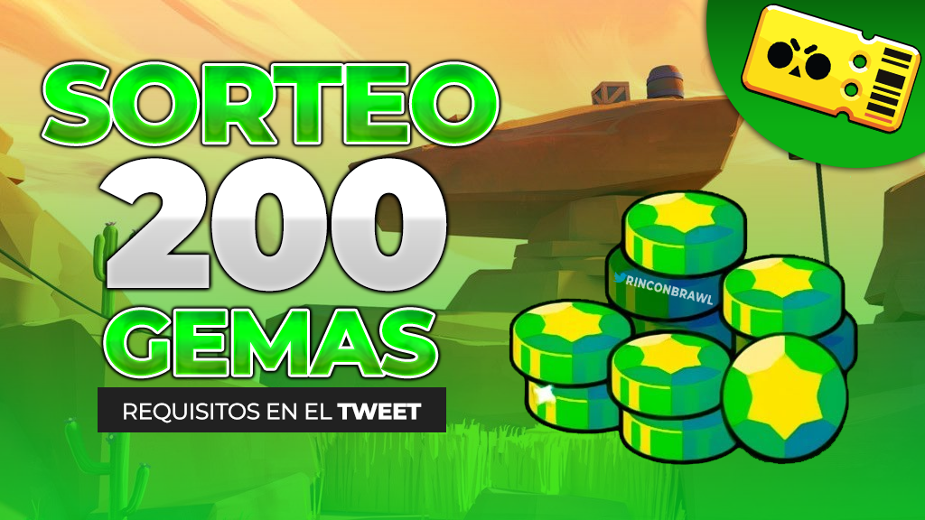🎁 SORTEO 200 GEMAS
🤑 Gástalas en un #BrawlPass, skins de la tienda...

✅ RT y MG
✅ Seguir a <a href="/soybellatrix/">bella</a>  &amp; <a href="/RinconBrawl/">Brawl Stars info</a> 
✅ Mencionar a dos amigos

⏰ Finaliza el 20/07