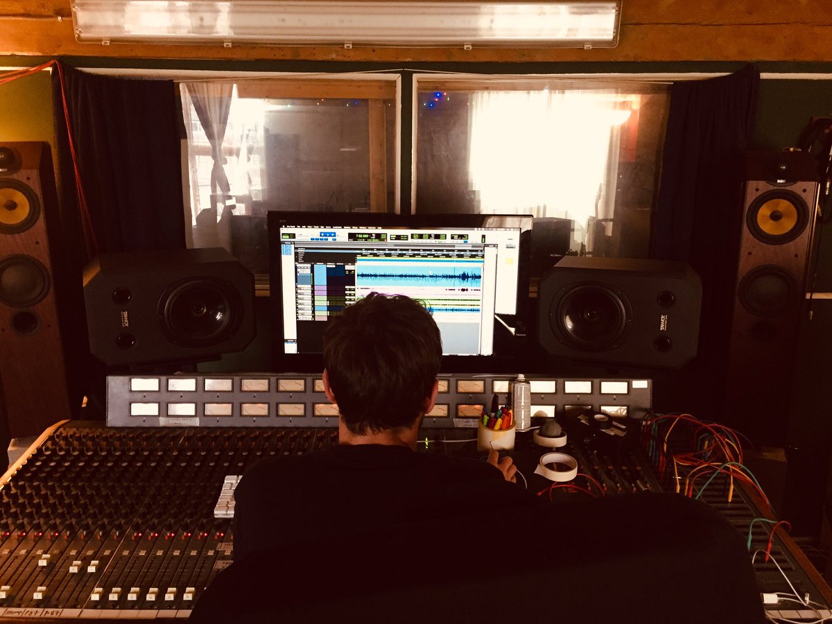 Great first day in the studio. Working on album #4 #4thoffirth #beyondblood #studio <a href="/PHouseRecStudio/">The Penthouse Studio</a>