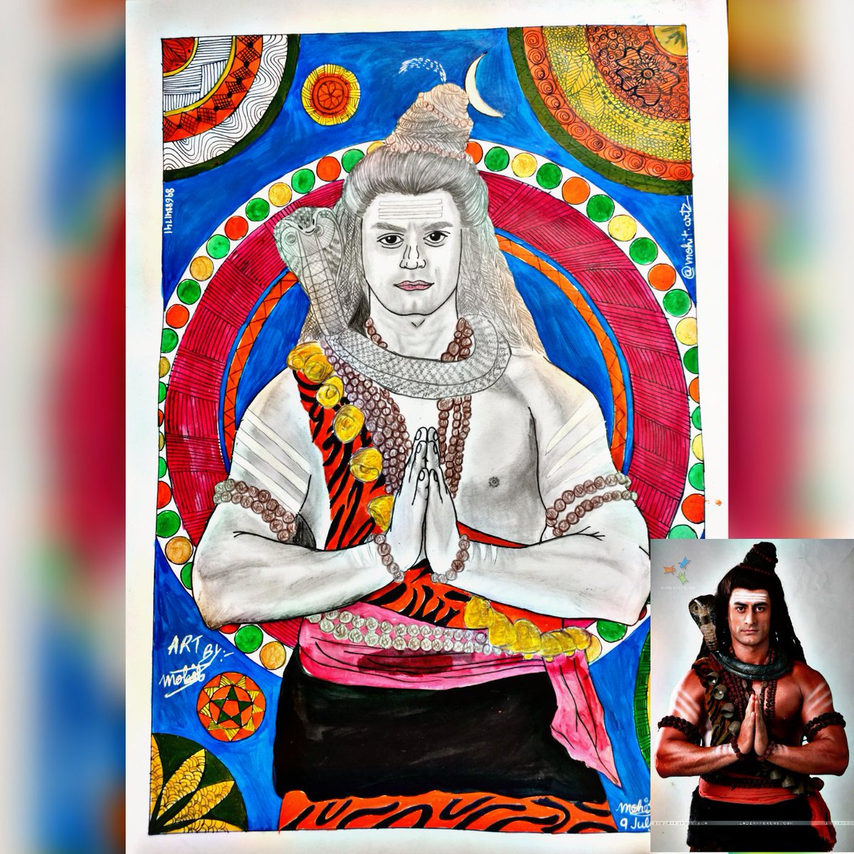 Mohit_Artz's tweet photo. New Sketch of Devo Ke Dev Mahadev @MohitRainaFC #devokedevmahadev
#mohitraina #sketch #portrait #artist #sketchbook #artistunion #artistsofindia #ink #pen #brush #drawing #pencildrawing #passion #hobby #artlover #artwork #drawing_expression
Follow me on insta #mohit.artz https://t.co/TlKLJUJuIX
