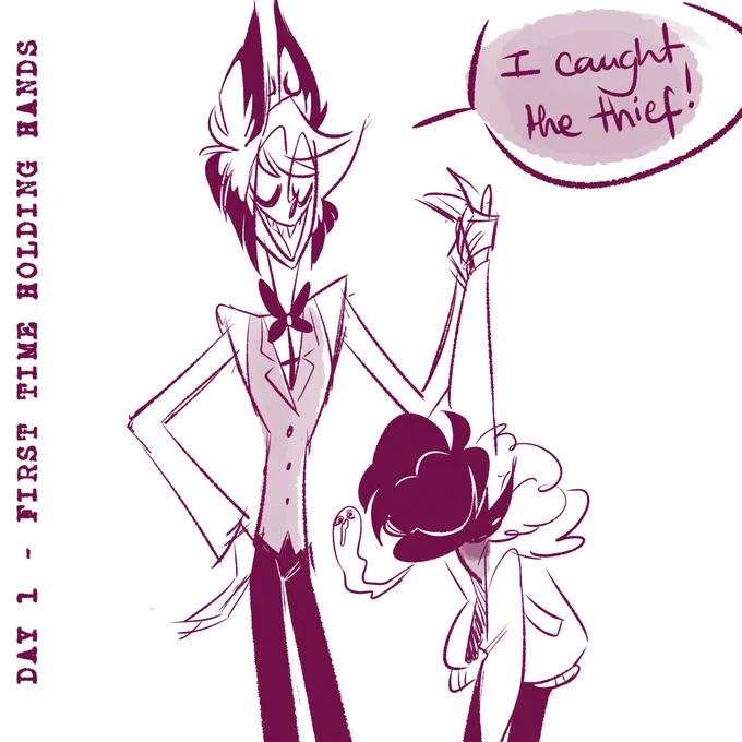 Okay was anybody going to tell me that there was an OCxAlastor week, or was I just supposed to find that out myself when i'm busy? So here's what I able to come up with in the limited time, even tho it ended yesterday XDDD

#ocxalastorweek #HHOC #HazbinHotelOC 