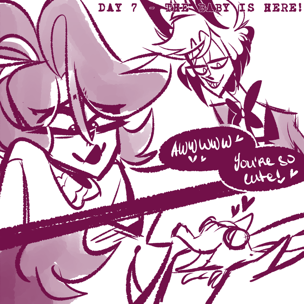 Okay was anybody going to tell me that there was an OCxAlastor week, or was I just supposed to find that out myself when i'm busy? So here's what I able to come up with in the limited time, even tho it ended yesterday XDDD
#ocxalastorweek #HHOC #HazbinHotelOC