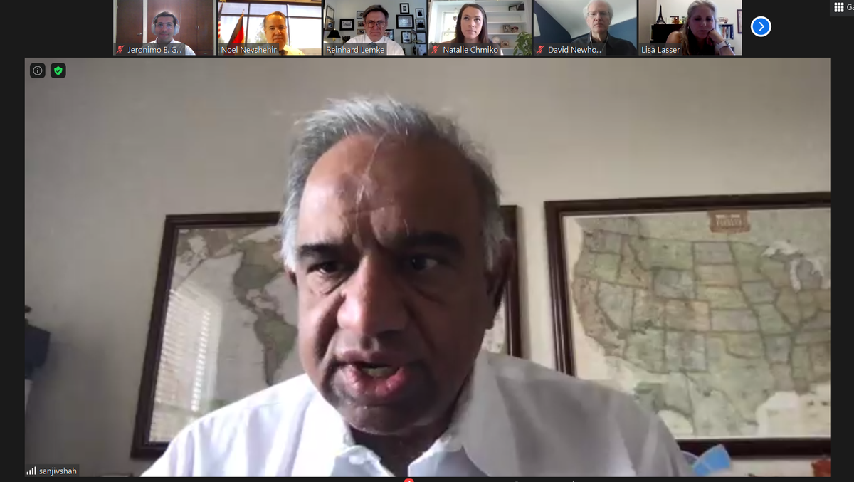AMBE_Eng's tweet photo. Sanjiv Shah, @AMBE_Eng Founder and CEO, participated in @AutomationAlley International Advisory Council.
A great opportunity to share experiences, ideas, and outlook with #Michigan Industry Leaders fostering the #DigitalTranformation process in the country.
#AMBETeam 🤜🤛 https://t.co/VxHj8Bw3QZ