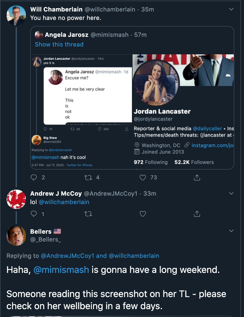 dm from a protected sock puppet account Which country would that be? Italy? Scotland? A country in Africa?