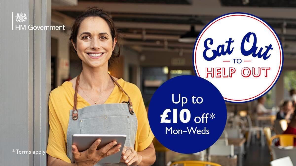 TeesInns's tweet photo. From Aug 3rd we will be running ‘Eat Out to Help Out'. 50% off your Food &amp; Non-Alcoholic drinks - up to a total of £10. 
The offer runs every Mon, Tues &amp; Wed during August. 
No vouchers required and you can use this offer as many times as you want #supportlocal  #Independent https://t.co/oBdTF9YQMZ