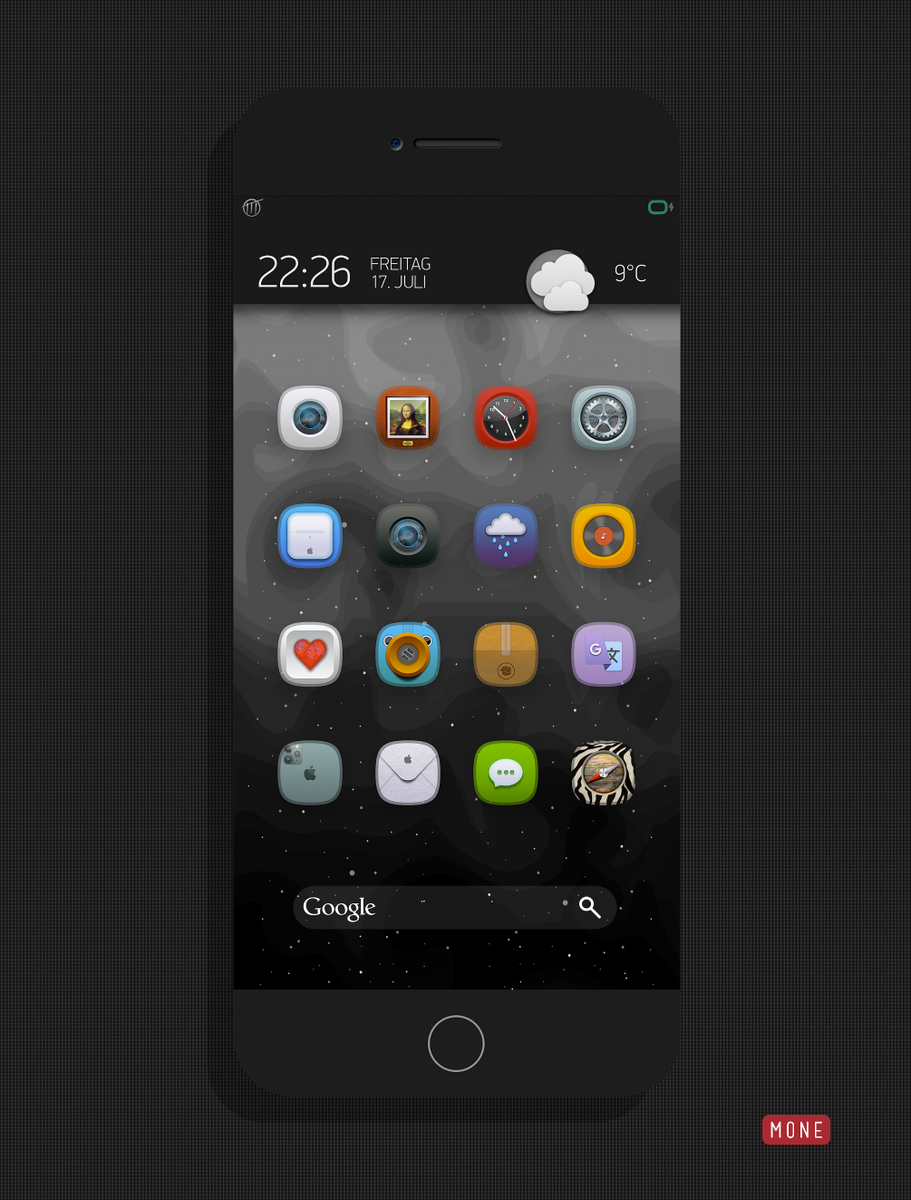 kleinmone's tweet photo. Totally forgotten my older iPhone 6 Plus 😆 .. now it's jailbroken again 🙌🏼

Icons L3TO by @MtK__Design  and ...... 😜
AE from Desa theme by @Gleptech 
Wallpaper by @MarcusBremen .. (I think 😬)
Google Widget by Marty McFly
Battery by @mikkis2k 
Top widget and template my own https://t.co/j2972KMspI