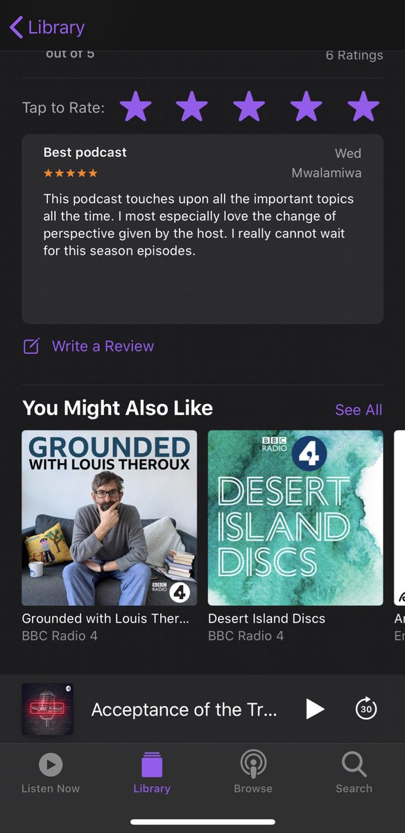 MSPodcast1's tweet photo. Omg, our first review on Apple Podcasts ✨.. Listen and share my people! https://t.co/0jBeTM0wxs https://t.co/JBqLJRevZt