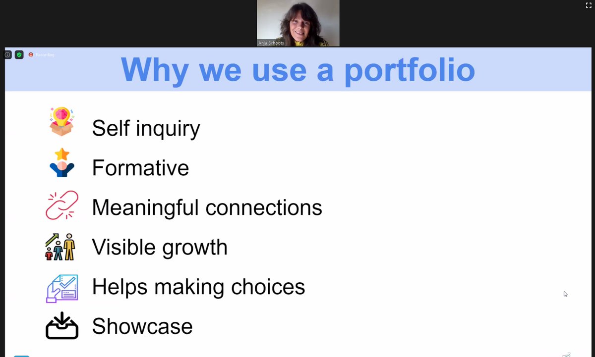 bulbapp's tweet image. Amazing presentation, @Schootsanja &amp;amp; @ddvanwerven 👏 Moving away from grades &amp;amp; towards student ownership of learning is challenging, yet you both did it exceptionally. 😌 Thank you for sharing your story with us. ✨

@ichthuslyceum @iste #LearningKeepsGoing