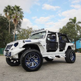 This is his actual Jeep, hence why I used a Jeep in my previous tweet. 