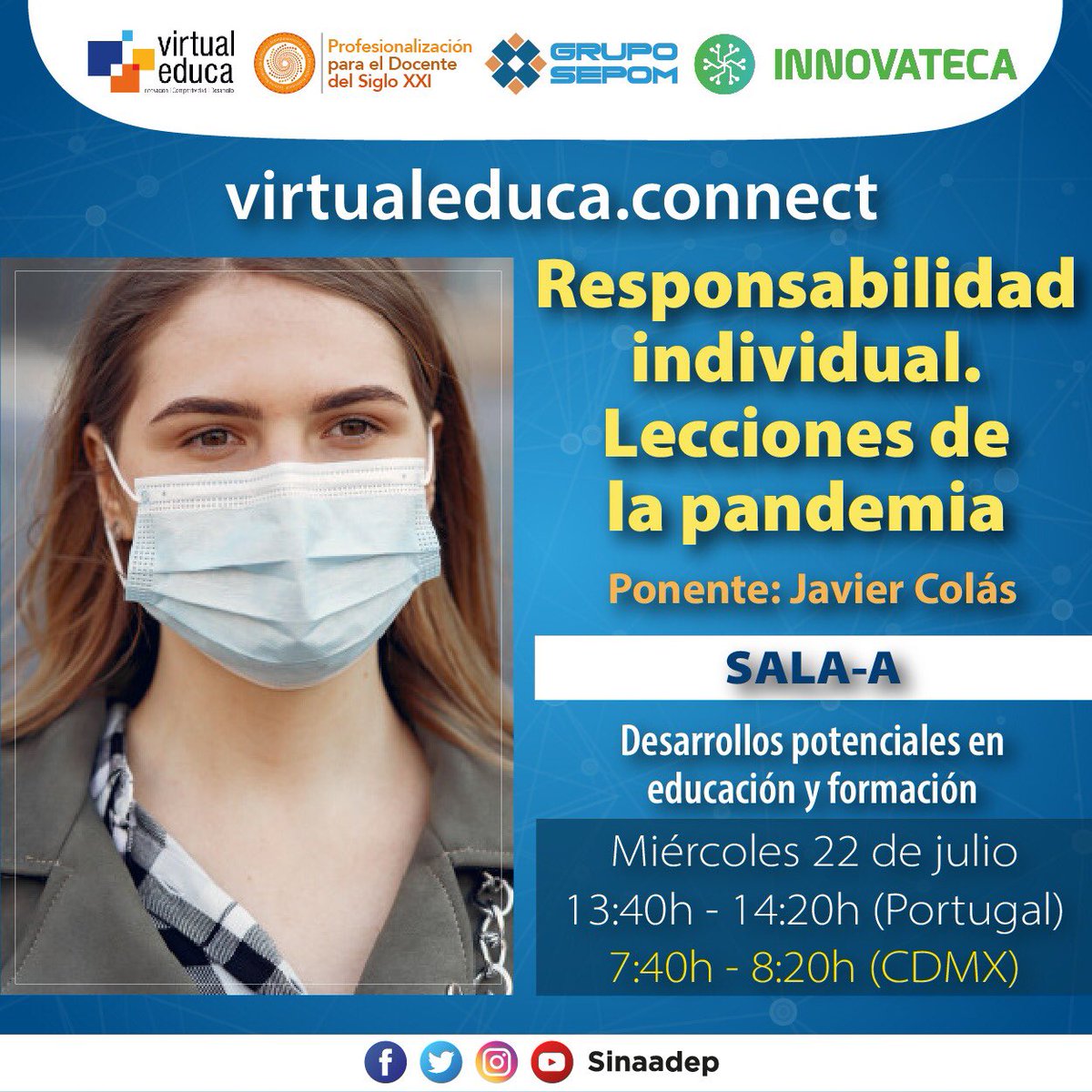 jalfa21's tweet photo. En el #VirtualEducaConnect encuentra diferentes ponencias sobre temas actuales en materia de educación, formación, tecnología y mucho más.
👉 Regístrate #GRATIS: https://t.co/prbjPiNu8h
👉 Programa completo: https://t.co/pkY1fzNWgf
👉 Incluye constancia de participación https://t.co/DSvHrS5xsV