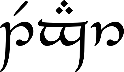 5/ So all we have to do is find out what kind of letters the Dúnedain learned from the Elves! There are two main writing systems created by Tolkien: the  #Tengwar and the  #Cirth (there are actually more but they don’t matter here).