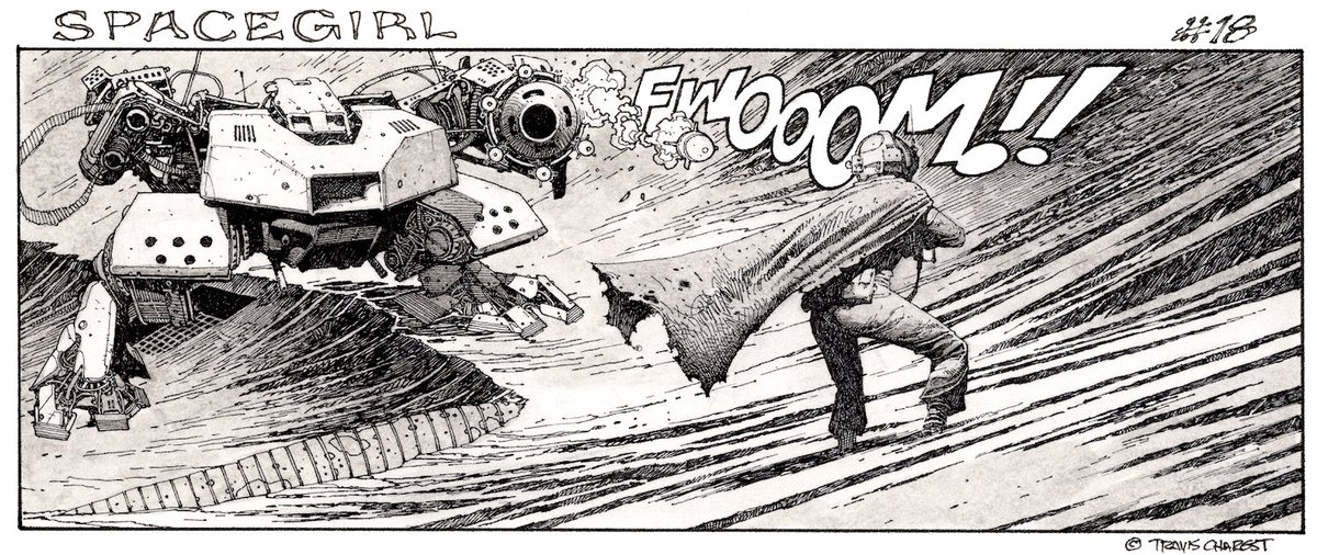 Travis Charest's Spacegirl is always a beautiful comic to revisit 