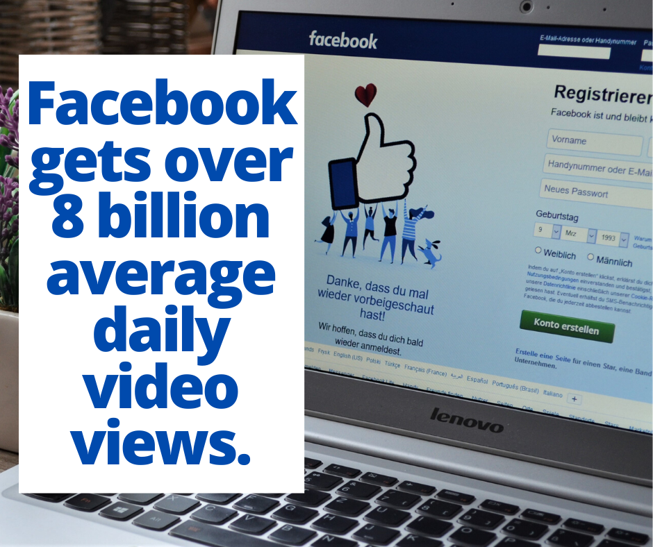 TribeVideo's tweet image. Did you know that Facebook gets over 8 billion video views per day!? And those views account for 100 million hours of video watched every day. Sign up for our free 7 day trial to get started with video marketing today! app.tribevideo.co/#/visitor/sign…