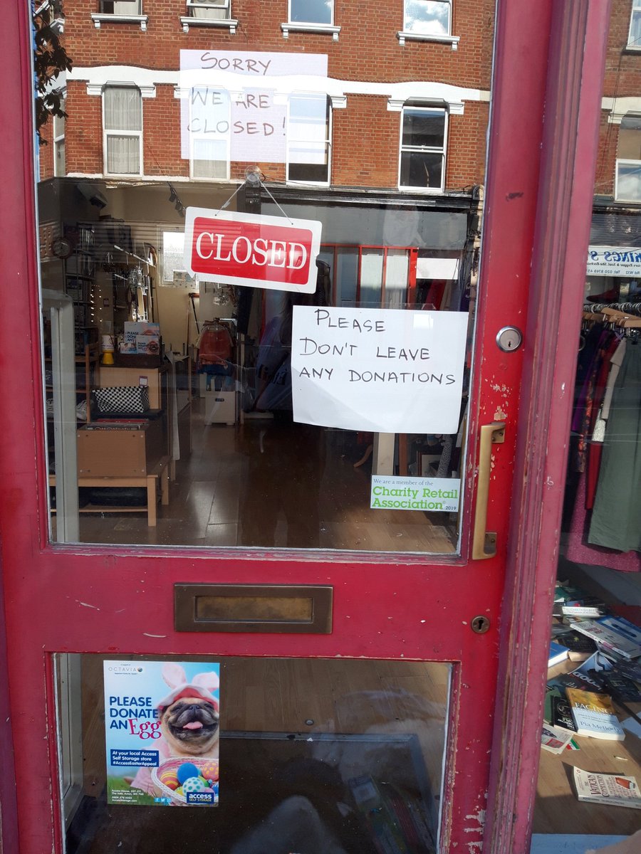 Is there any real difference between donating to charity and fly tipping? The sign says 'PLEASE DON'T LEAVE ANY DONATIONS' which people completely ignore and promptly dump their unwanted items.  Is that charitable or lazy?#charitabledonations #flytipping #confused #lbhf
