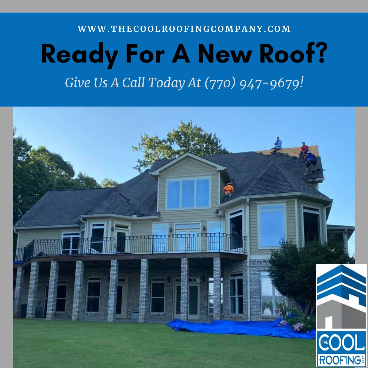 thecoolroofing's tweet photo. Are you ready for a new roof? 🤔

Give us a call today at (770) 947-9679 to receive your FREE estimate on a new roof! 📲 

#TheCoolRoofingCompany #AtlantaRoofers #CarrolltonRoofers #AtlantaRoofing #CarrolltonRoofing #RoofingCompanies #NewRoof #RoofingEstimate https://t.co/XWbN1R15TT