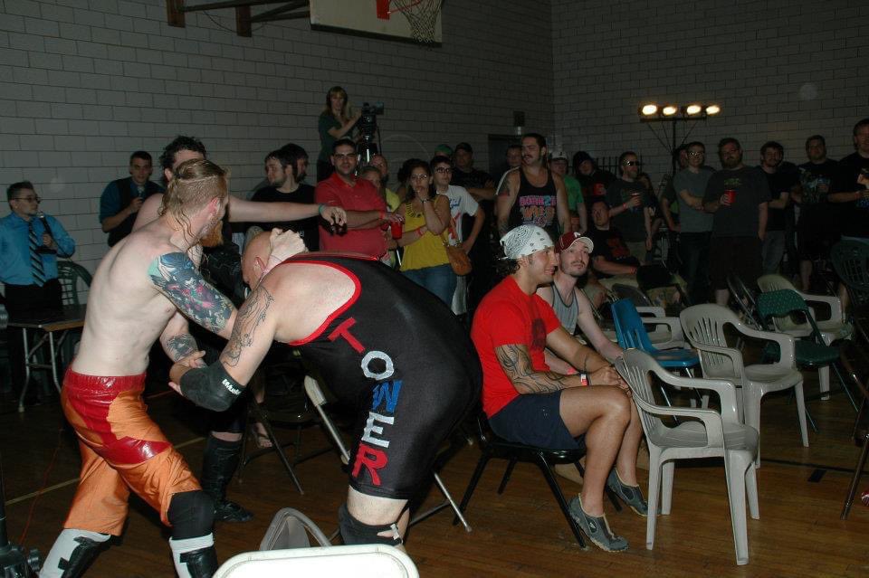 WrestlingCheers's tweet photo. Where’s @TheTowerSkin? #ABSOVII #ABSO7 

(Just look at those Turner’s Hall chairs too...) https://t.co/jixfHUO7te