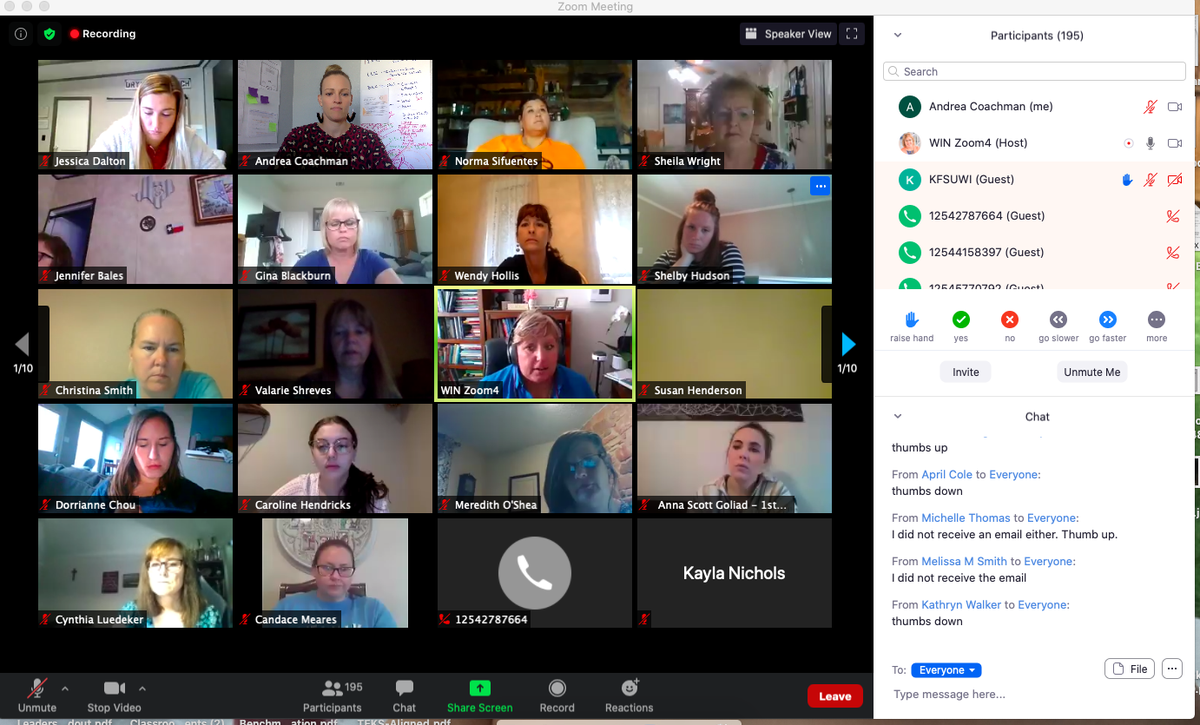 WarrenINPD's tweet photo. @cynwadley 's Covid19 Zoom session was pand-EPIC! Over 200 educators joined us yesterday, and they were ready to learn! Awesome attendees, awesome presenter, awesome learning! #WINPD #educatorsaretheMVP 🎉 https://t.co/I7RDgmdlyg