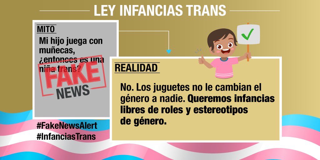 DiverSexCdMex's tweet photo. Les compartimos estas imágenes elaboradas por @TranSinfancia sobre los mitos y realidades de la Ley de Infancias Trans. https://t.co/oP08542J8i