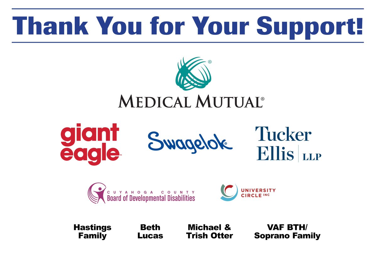 We would like to thank our wonderful Race to Empower sponsors for their continued support of UCP of Greater Cleveland. Their gifts ensure that we can continue delivering exceptional programs and services to children and adults with disabilities throughout Northeast Ohio.