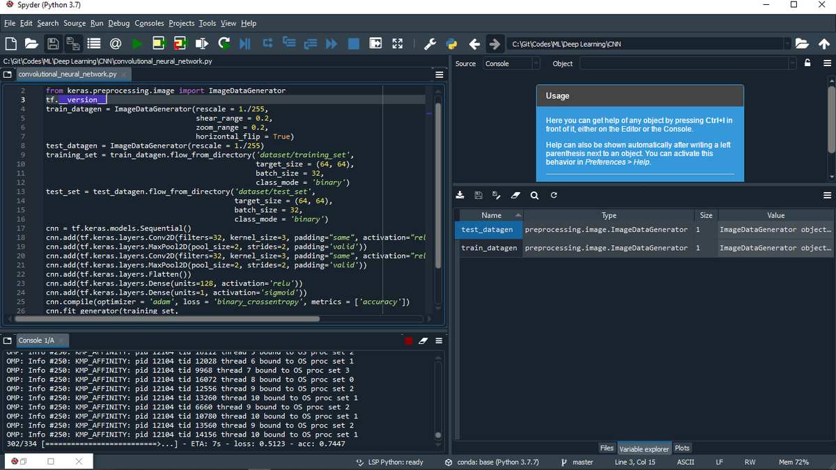 iLeoperon's tweet photo. Day-111-122: #150DaysOfCode
I resumed with DL &amp; solved a problem statement based on CNN using #Python. And also studied abt Convolution Opn,ReLU Layer,Pooling,Flattening &amp; FullConn. Any fdbk much appr'n!      
G: https://t.co/W8gIOL6Uc5
V: https://t.co/fPSyqJCCPM
#HappyLearning:) https://t.co/S7FUwfApwh