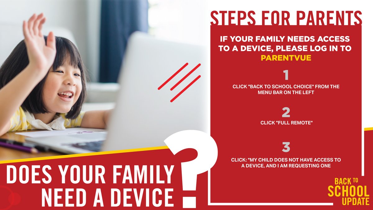 If your family needs access to a device, please follow these steps 👇 👇 
parentvue.cobbk12.org