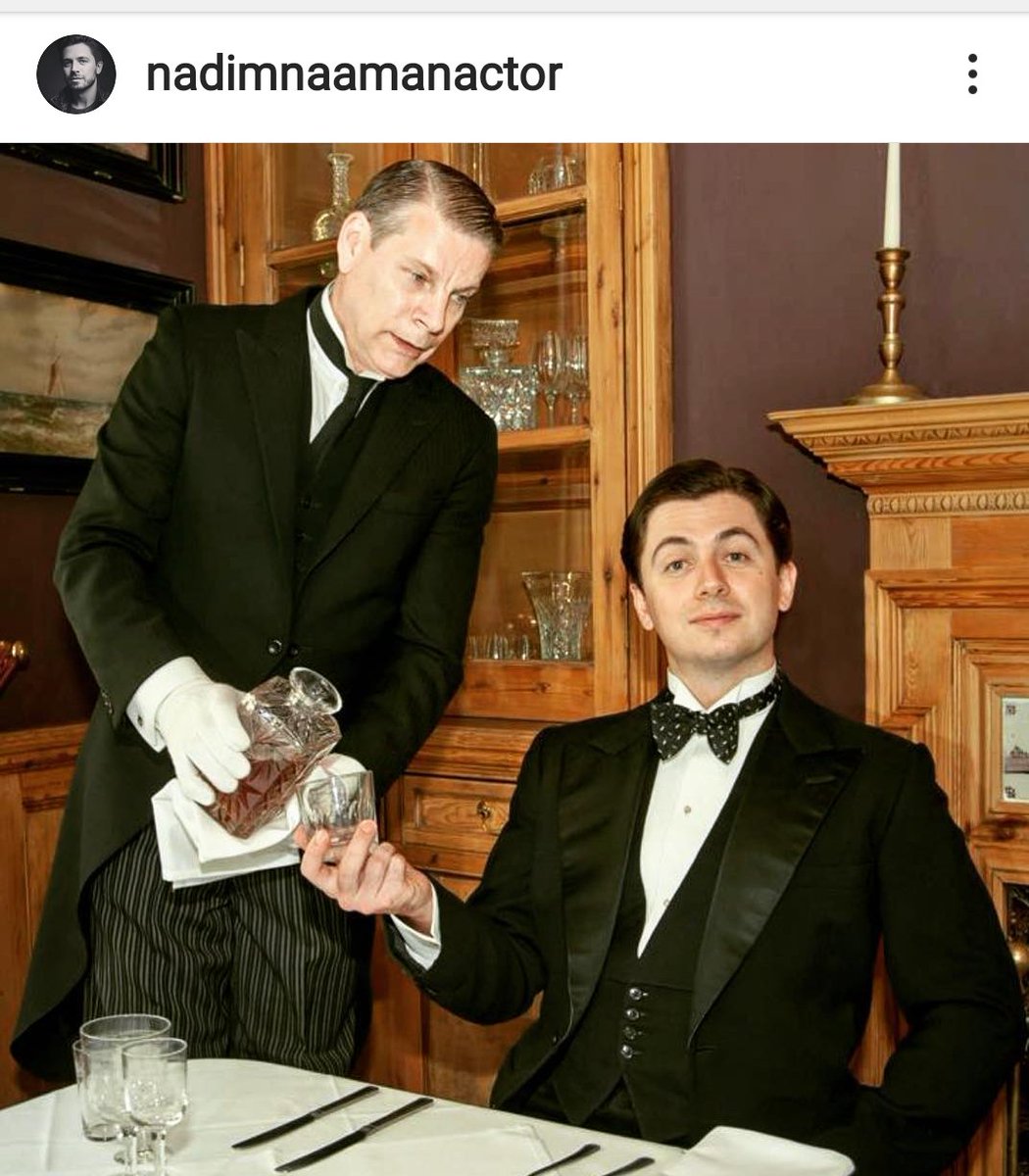 team_nadim's tweet photo. #NadimNostalgia On this day 2017 Nadim shared this pic
For the upcoming #ByJeeves
@OLTheatre Sneaky peek at Jeeves & Wooster
๐ท Nadim IG https://t.co/guA8t32ZSj